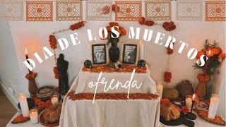 DAY OF THE DEAD ALTAR/OFRENDA  | how to make an ofrenda, my mexican traditions, halloween