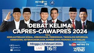 LIVE -  DEBAT PAMUNGKAS CAPRES PEMILU 2024