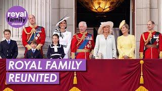 Kate Joins Royal Family on Palace Balcony for Trooping the Colour