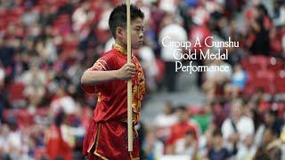 Group A Gunshu 8.77, Allen Liu (CANADA), Gold Medal, 2023 4th PanAm KungFu Championships