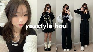 YESSTYLE HAUL TRY-ON REVIEW 2023  acubi fashion & makeup 