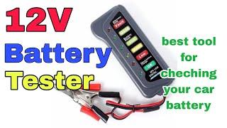 12V LED Digital Battery Tester - For checking you car battery