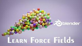 Learn Force Fields In Blender Easily #animationtechniques #blendertips