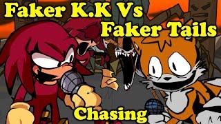 FNF | FNF | Faker Knuckles Vs Faker Tails | Chasing - Sonic.Exe | Mods/Hard/FC |