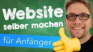 Anfänger-Tutorial: Website selbst erstellen 