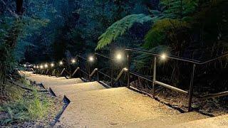 Katoomba night lit walk | Blue mountains | day trip from Sydney