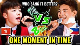 ONE MOMENT IN TIME - Jeffrey Li (HONG KONG ) VS. Darren Espanto (PHILIPPINES ) | Who is better?