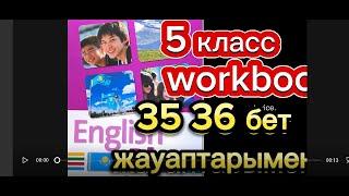 5 сынып ағылшын тілі 35 36 бет English plus 5 Workbook p 35-36