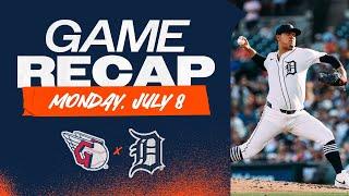Game Highlights: Keider Montero Shuts Down the Guardians, Canha RBI Gives Tigers the Win  | 7/8/24