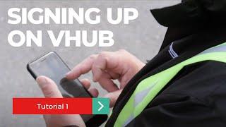 Tutorial 1 - Signing up on vHub