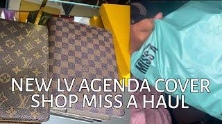 New LV Agenda Cover & Shop Miss A Haul | Vday Gift To Myself