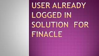 finacle core banking tutorial