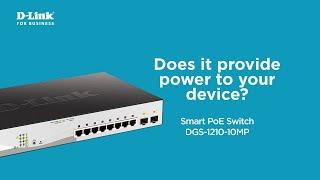 D-Link Smart PoE Switch DGS-1210-10MP field test with Ubiquiti UAP-AC-LR