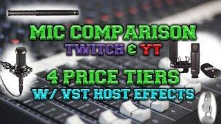 Best Mic Comparison | Blue Yeti, AT2035, RODE NT1, NTG4+ | For Twitch Streaming w/ VST Host Effects