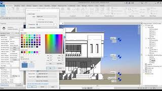 how to cast shadow on elevation revit 2024