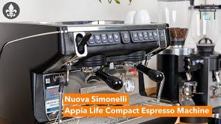 Nuova Simonelli Appia Life Compact Volumetric 2 Group Espresso Machine Overview