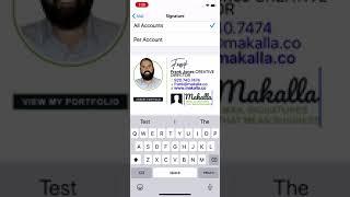 HTML Email Signature Install - Apple Mail on iOS (iPhones/iPads)