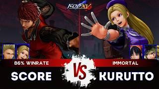 KOF XV️ SCORE (Hinako/Mature/Vice) vs KURUTTO (Hinako/Nakoruru/Sylvie) ️Replay Match - 09/06/24