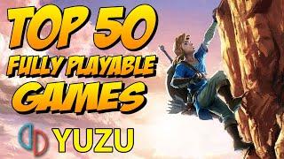 TOP 50 YUZU EMULATOR PLAYABLE GAMES  2022 | Fully Playable️ (Nintendo Exclusives)