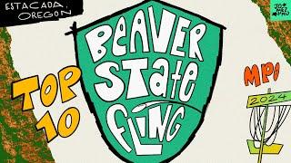 Top 10 Shots from the 2024 Beaver State Fling | MPO | Jomez Disc Golf