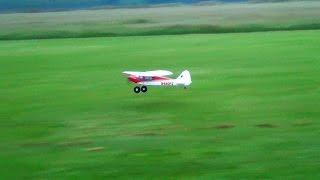 ParkZone Sport Cub 1300mm. Take-off and landing training. - August 12, 2014 18h32