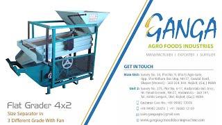 Wheat Grading Machine /गेहूँ छानने की मशीन/ઘઉં Grading Machine_Ganga Agro_9998220474 ScreenSize4x2