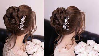 #weddinhairstyle #bridalhairstyle  BRIDAL  HAIRSTYLE TUTORIAL STEP BY STEP