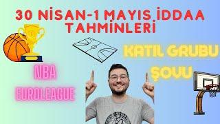 30 Nisan ve 1 Mayıs İddaa Tahminleri, NBA, Euroleague, öksürüklü yayın, Katıl grubu, İddaa, B-147