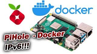 PiHole IPv6 Docker Portainer auf dem Raspberry Pi 4 + Tests [Deutsch] 4K