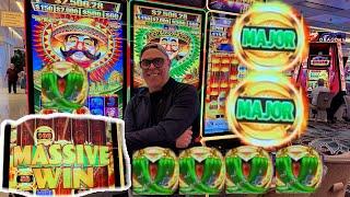 DOUBLE MAJOR! JACKPOT BONUS! MASSIVE WIN CHILI CHILI FIRE HOT RUSH SLOT MACHINE #slots