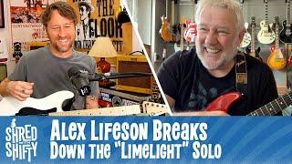 Alex Lifeson Talks Rush’s “Limelight”and Teaches Its Haunting, Legendary Solo | Shred with Shifty