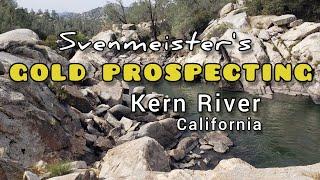 GOLD PROSPECTING in Keyesville Special Recreation Management Area, California Kern River April 2021