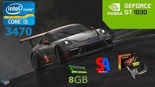 rFactor2 gt 1030 i5 3470 8gb ram game test