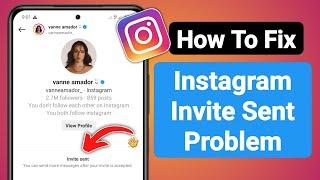 Fix Instagram Invite Sent Problem | Instagram Message Invite Send Problem