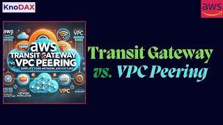 AWS Transit Gateway vs. VPC Peering | AWS Solutions Architect Associate