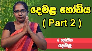 දෙමළ - දෙමළ හෝඩිය part 2 | 6 ශ්‍රේණිය - Tamil | Grade 6 Epi 08