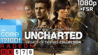 Uncharted Legacy of Thieves Collection | RX 570 + i3 12100F + 16GB RAM | 1080p High Settings