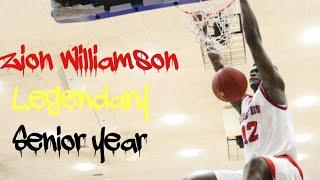 Zion Williamson LEGENDARY Senior year Mixtape