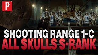 Shooting Range 1-C All Skulls & S Rank in Resident Evil 4 Remake