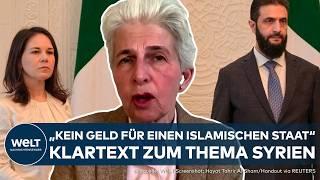 BAERBOCK IN SYRIEN: "Bei Menschenrechten keine Kompromisse" Strack-Zimmermann mit Klartext