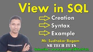 View in SQL(Syntax with Examples) | How to Create, Update and Drop a View in SQL | DBMS