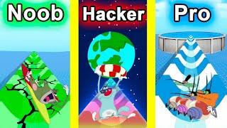 Noob vs PRO vs Hacker In Aquapark.io  | Oggy & The Cockroaches