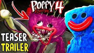 Poppy Playtime Chapter 4 - FINALLY the FIRST OFFICIAL TEASER TRAILER is COMING VERY SOON  BIG NEWS