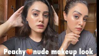 Peachynude makeup look / kp styles