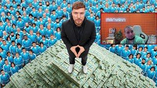 МАНУРИН смотрит Мистера Биста "2,000 Человек Борются За $5,000,000"