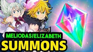 SUMMONS ATRÁS DO FESTIVAL DUPLO MELIODAS E ELIZABETH! - The Seven Deadly Sins Grand Cross