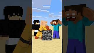 HELP Herobrine To Power Up And Reveal Power #friendship #shorts #trending #anime