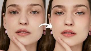 How to Enhance Makeup Naturally in Photoshop | Beauty Retouching Tutorial