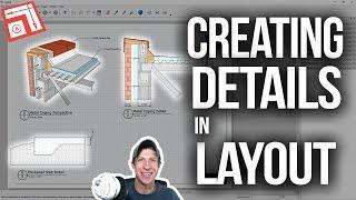 4 Ways to CREATE DETAILS in Layout (SketchUp to Layout Tutorial)