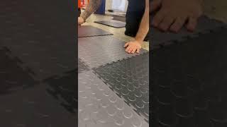 The Best Garage Flooring | Tools Tiles | Satisfying Trades | Garage Floor Tiles | Mancave | Home Gym